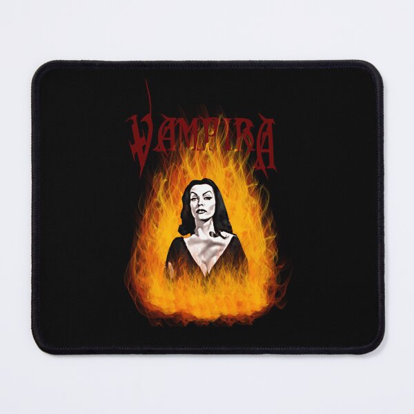 Item preview, Gothic Woman Portrait Surrounded By Blazing Orange Fire Flames designed and sold by zeusdigitalarts.