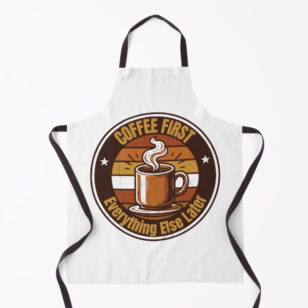 Item preview, Coffee First Everything Else Later Retro Coffee Lover Vintage Caffeine Design designed and sold by designerhut1997.