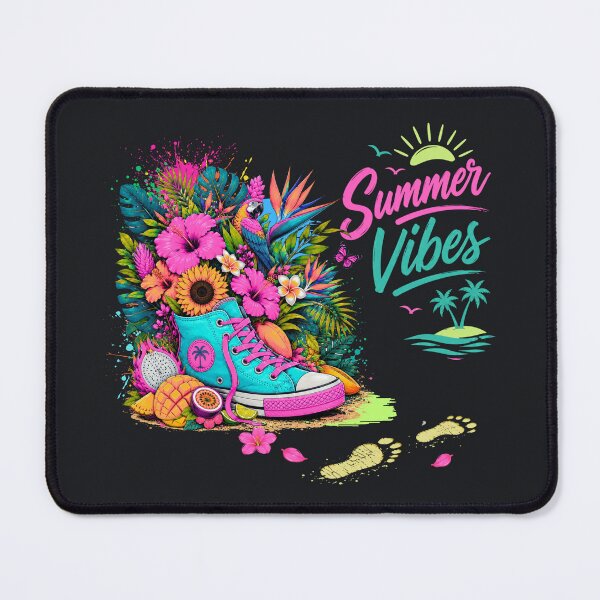 Item preview, Summer Vibes Bloom – Tropical Sneaker Paradise designed and sold by Aimetoi.