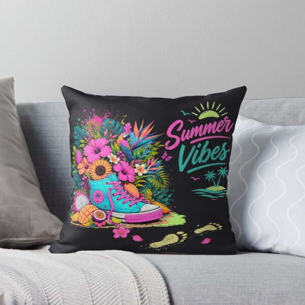 Item preview, Summer Vibes Bloom – Tropical Sneaker Paradise designed and sold by Aimetoi.