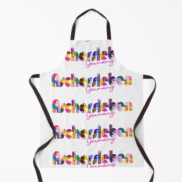 Item preview, Aschersleben, Germany, Vibrant Abstract City Typography Art designed and sold by Wanderful-roads.