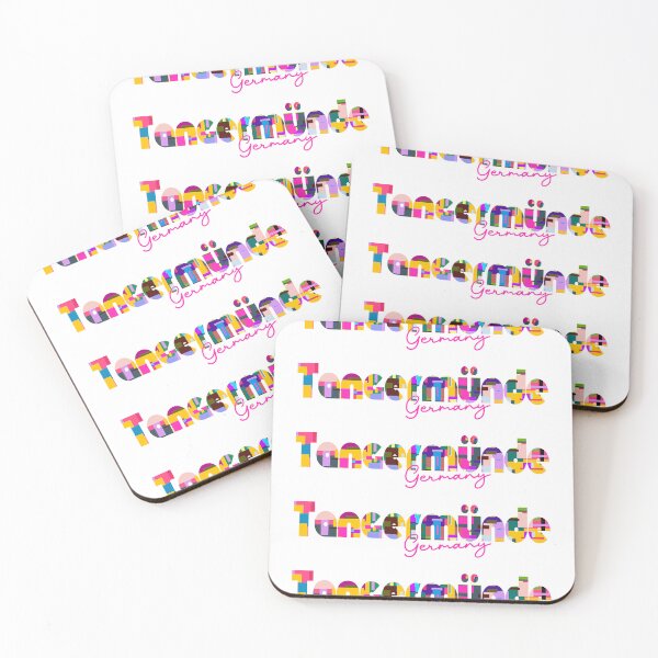 Item preview, Tangermünde, Germany, Vibrant Abstract City Typography Art designed and sold by Wanderful-roads.