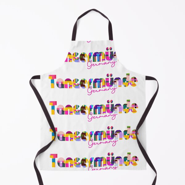 Item preview, Tangermünde, Germany, Vibrant Abstract City Typography Art designed and sold by Wanderful-roads.