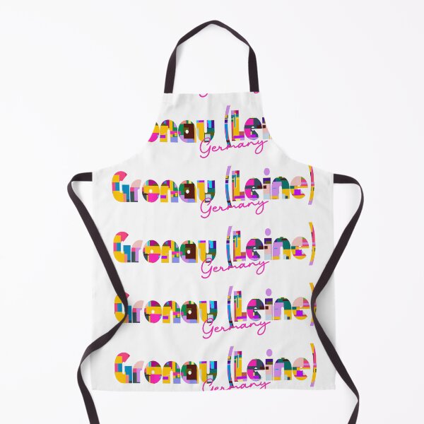 Item preview, Gronau (Leine), Germany, Vibrant Abstract City Typography Art designed and sold by Wanderful-roads.