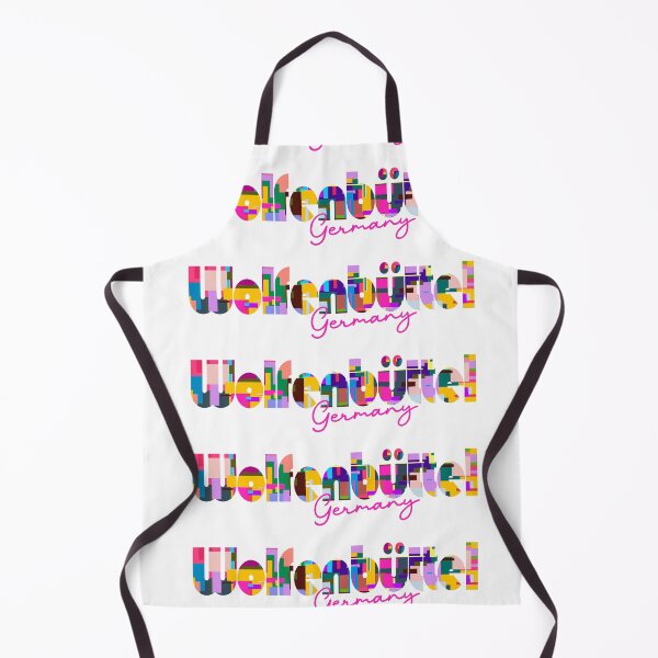 Item preview, Wolfenbüttel, Germany, Vibrant Abstract City Typography Art designed and sold by Wanderful-roads.