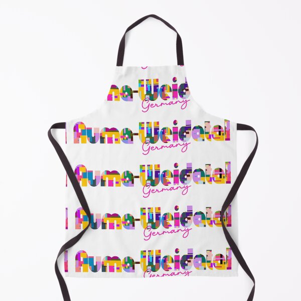 Item preview, Auma-Weidatal, Germany, Vibrant Abstract City Typography Art designed and sold by Wanderful-roads.