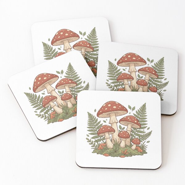 Item preview, Mushroom Cottagecore Sticker designed and sold by LuxePrint Society.