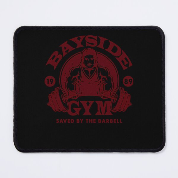 Item preview, Bayside Gym Saved By The Barbell Weightlifting Emblem designed and sold by Papugin.