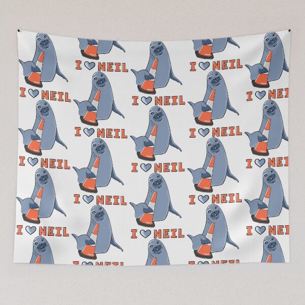 Item preview, I Love Neil The Seal designed and sold by mathydapeci.