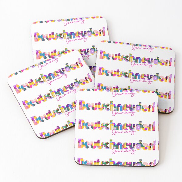 Item preview, Deutschneudorf, Germany, Vibrant Abstract City Typography Art designed and sold by Wanderful-roads.