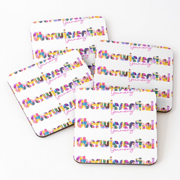 Item preview, Oberwiesenthal, Germany, Vibrant Abstract City Typography Art designed and sold by Wanderful-roads.