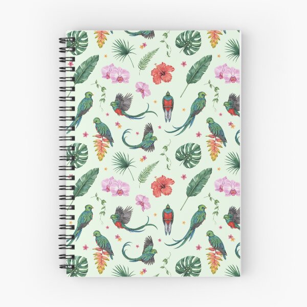 Item preview, Resplendent Quetzal Tropical Bird Watercolor Pattern designed and sold by madtoyman.