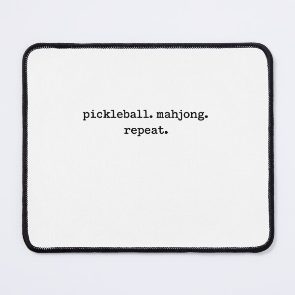 Item preview, Pickleball Mahjong Repeat Retro designed and sold by eckstromvan.