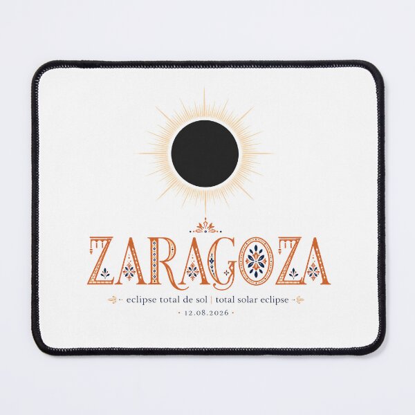 Item preview, Zaragoza Total Solar Eclipse 2026 designed and sold by Beyond Destinations.