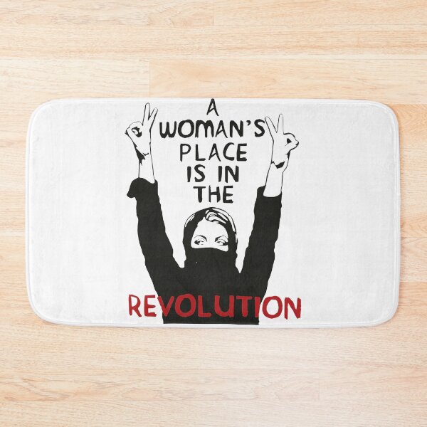Item preview, A Woman's Place Is In The Revolution Feminist Resistance Protest Socialist designed and sold by ArgusArtcraft.