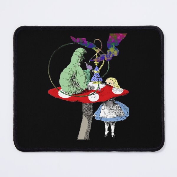 Item preview, Colored Storybook Illustration Of Girl Looking At Caterpillar On Mushroom designed and sold by zeusdigitalarts.