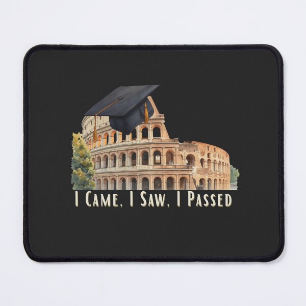 Item preview, I Came, I Saw, I Passed - Cute Pun designed and sold by TeeHee Puns.