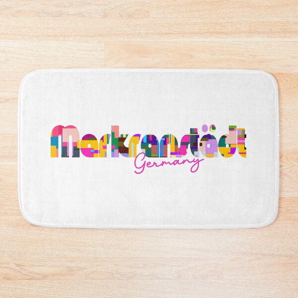 Item preview, Markranstädt, Germany, Vibrant Abstract City Typography Art designed and sold by Wanderful-roads.