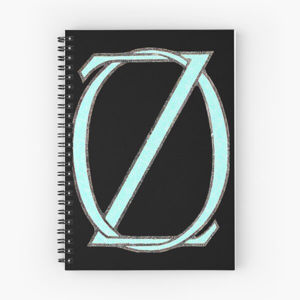 Item preview, Textured Light Blue Letter O Shield Symbol On Black Background designed and sold by zeusdigitalarts.