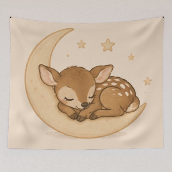 Item preview, Cute Sweet Dreams Fawn designed and sold by MellowMunchkins.