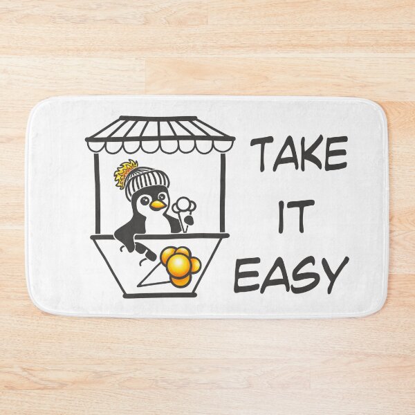 Item preview, Take It Easy Penguin | Minimalist Line Art Gift designed and sold by Samaya-.