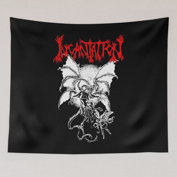 Item preview, Red Typography Death Metal White Silhouette designed and sold by ShadeFall.