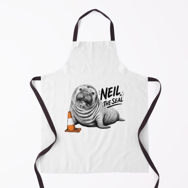 Item preview, Neil The Seal Cute Australian Wildlife Meme Art designed and sold by mathydapeci.