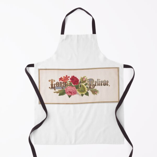 Item preview, Lord I Believe Vintage Floral Motto Print designed and sold by Bart4jesus.