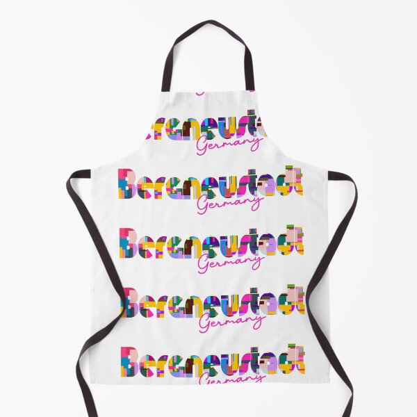 Item preview, Bergneustadt, Germany, Vibrant Abstract City Typography Art designed and sold by Wanderful-roads.