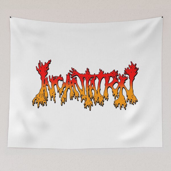 Item preview, Red Yellow Death Metal Typography designed and sold by ShadeFall.