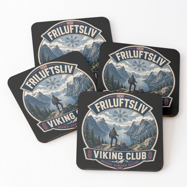 Item preview, Friluftsliv Viking Club Norway Hiking Shirt designed and sold by R3X .