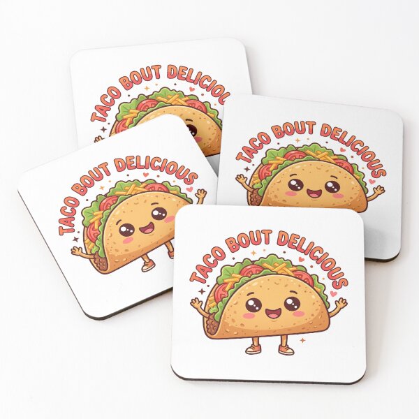 Item preview, Taco Pun Foodie Sticker designed and sold by LuxePrint Society.
