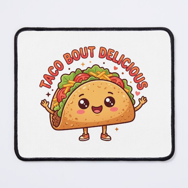 Item preview, Taco Pun Foodie Sticker designed and sold by LuxePrint Society.