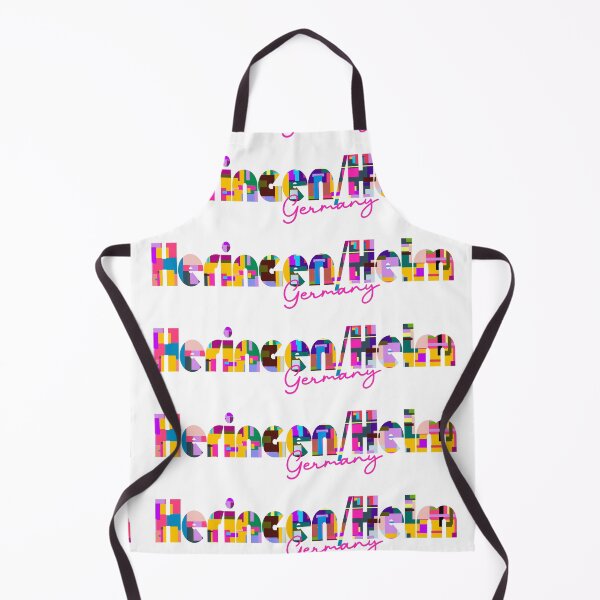 Item preview, Heringen/Helme, Germany, Vibrant Abstract City Typography Art designed and sold by Wanderful-roads.
