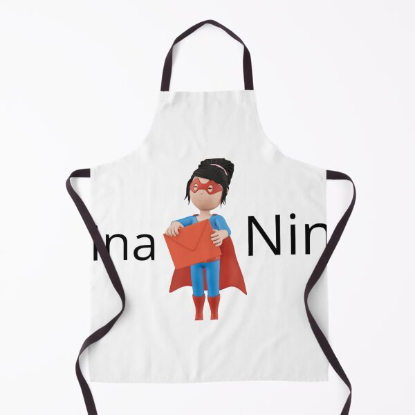 Item preview, Cute Superhero Girl Personalised Name Nina Art designed and sold by Nianaart45678.