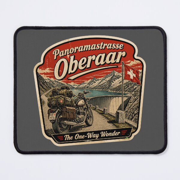 Item preview, Panoramastrasse Oberaar, Grimsel Pass Switzerland Sticker TShirt 03 designed and sold by OuterShellUK.