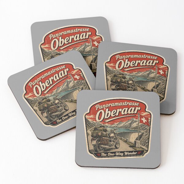 Item preview, Panoramastrasse Oberaar, Grimsel Pass Switzerland Sticker TShirt 03 designed and sold by OuterShellUK.