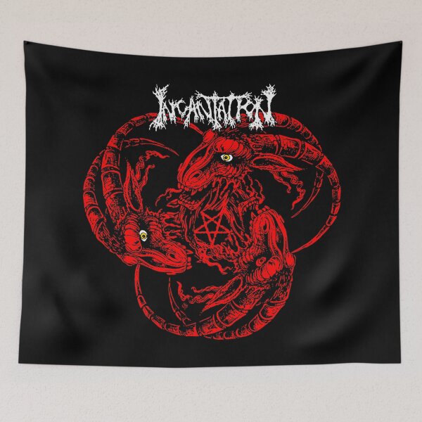 Item preview, Red Silhouette Doom Metal designed and sold by ShadeFall.