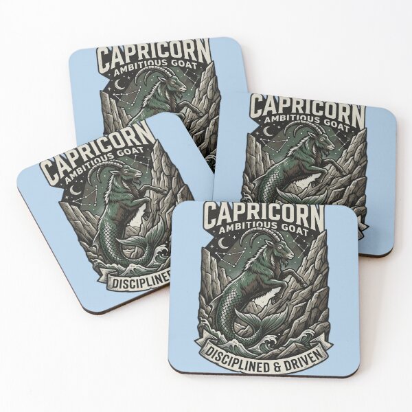 Item preview, Capricorn Daily Horoscope | Ambitious Goat Zodiac Sign | Disciplined & Driven Astrology Design | Capricorn Gift designed and sold by Bhaskar Digital Art.