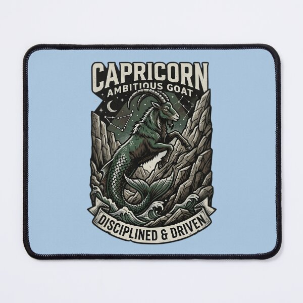 Item preview, Capricorn Daily Horoscope | Ambitious Goat Zodiac Sign | Disciplined & Driven Astrology Design | Capricorn Gift designed and sold by Bhaskar Digital Art.