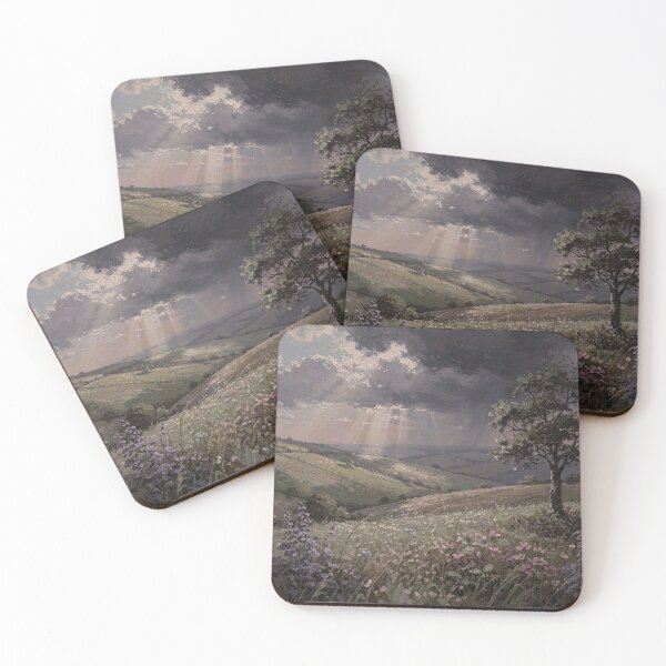 Item preview, Misty Meadow in Morning Fog designed and sold by aidleystanshop.
