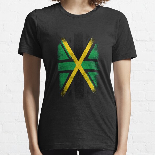 Drapeau de la Jamaïque britannique - Jamaïque et T-shirt de la fierté britannique T-shirt essentiel