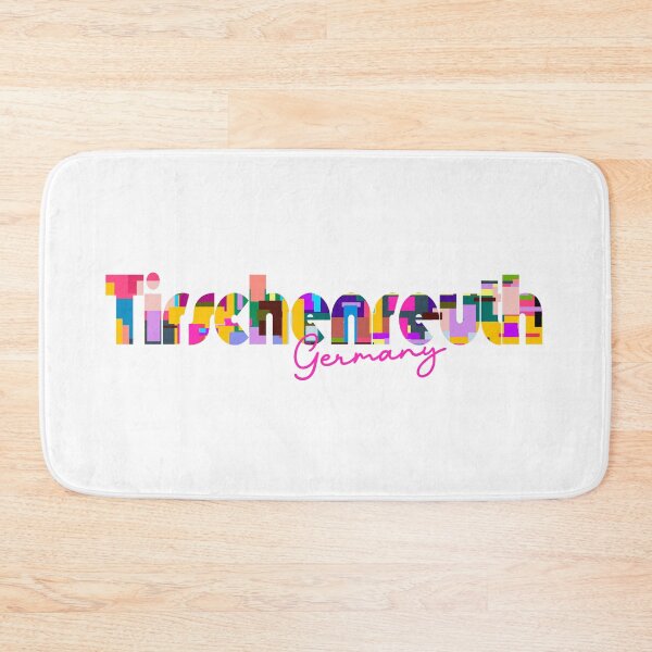 Item preview, Tirschenreuth, Germany, Vibrant Abstract City Typography Art designed and sold by Wanderful-roads.
