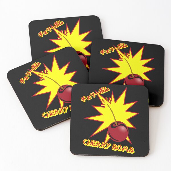 Item preview, Red Cherry In Front Of Yellow Exploding Star designed and sold by tamer4k.