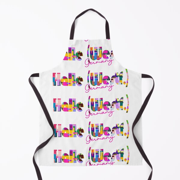 Item preview, Halle (Westf.), Germany, Vibrant Abstract City Typography Art designed and sold by Wanderful-roads.