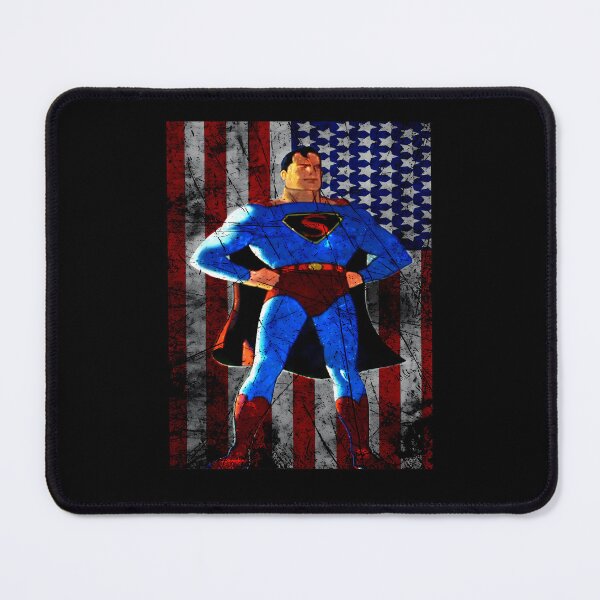 Item preview, Powerful Superhero Character In Front Of American Flag designed and sold by tamer4k.