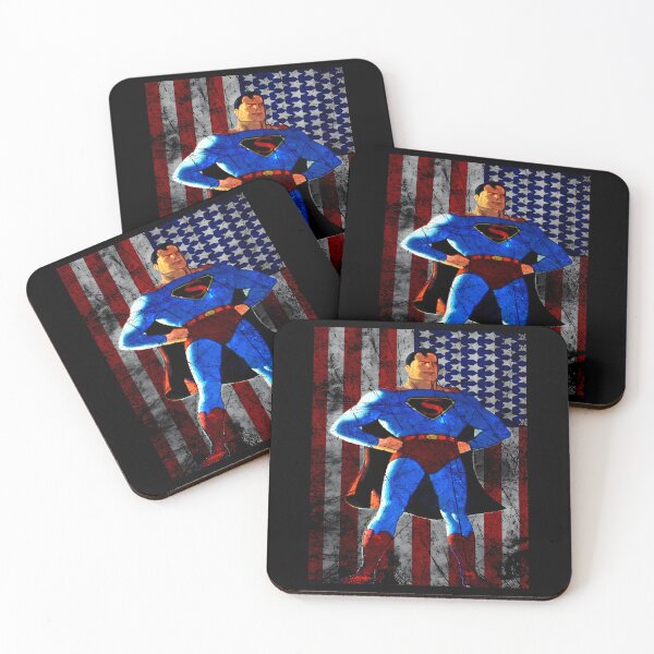 Item preview, Powerful Superhero Character In Front Of American Flag designed and sold by tamer4k.