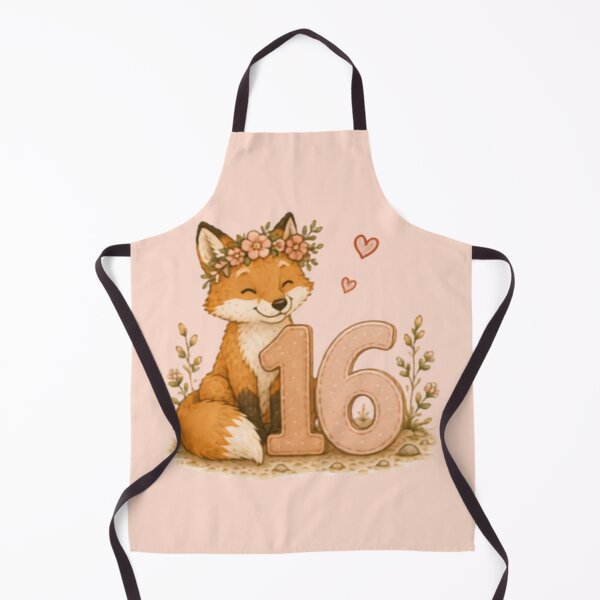 Item preview, Sweet 16th Birthday Fox designed and sold by MellowMunchkins.