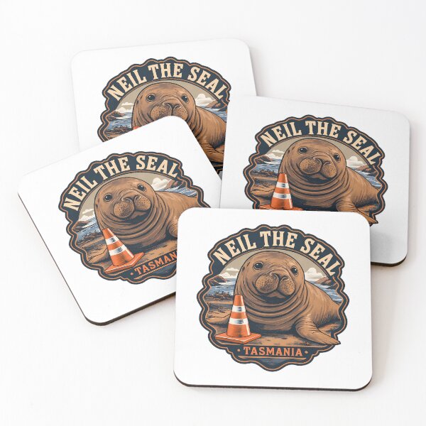 Item preview, Neil The Seal  Funny Viral Ocean Animal Illustration designed and sold by mathydapeci.