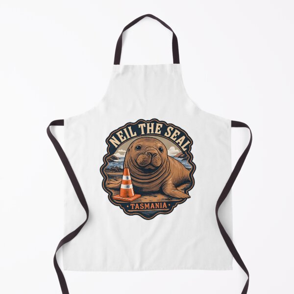 Item preview, Neil The Seal Funny Viral Ocean Animal Illustration designed and sold by mathydapeci.